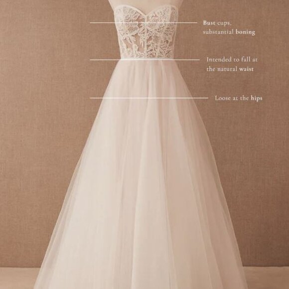 Wtoo by Watters Clarinda Strapless Lace Gown - Picture 1 of 3